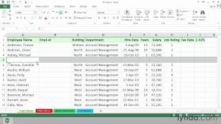 32 Microsoft Excel 2013 Essential Training Tutorial Insert Delete