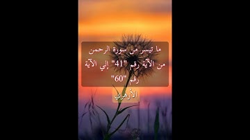 ما تيسر من سورة الرحمن|سورة الرحمن| فضل الأزهري
