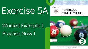 D3 Maths Chapter 5 Exercise 5A