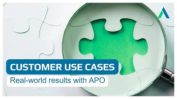 Real-World Results with APO: Transforming Project Delivery and Asset Management