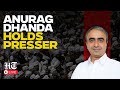 Anurag Dhanda LIVE: AAP National Media In-Charge Anurag Dhanda Addresses important Press Conference