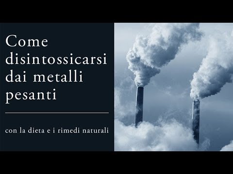 Come disintossicarsi dai metalli pesanti con la dieta e i rimedi naturali