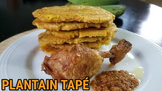 CAMEROON PLANTAIN TAPPÉ|| HOW TO MAKE MASHED PLANTAIN || PLANTAIN TAPPÉ