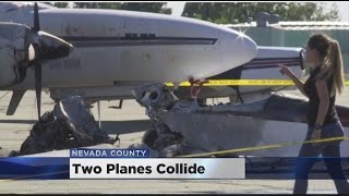 Homemade Plane Crashes Into Cessna At Nevada County Airport