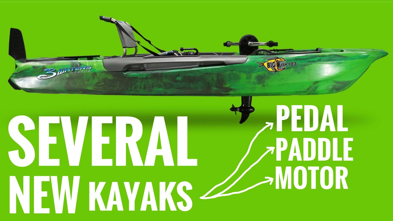 NEW Pedal Drive & Motorized Fishing Kayaks UNDER 2000 FeelFree Flash