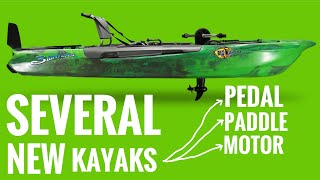FeelFree Flash, BigFish 103 and Jonny Boat: New Pedal Kayaks at ICAST