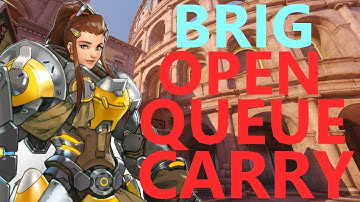 Hard Carrying in Open Queue on BRIG in Overwatch 2