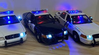SPECCAST パトカー 19台セット 1/18 Scale Police Cars With Working Lights Collection Update