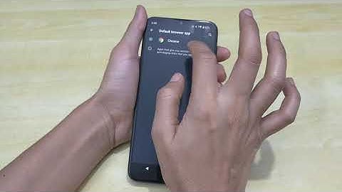 How To Set Default App In Motorola One Macro | Default App Setting In Motorola One Macro,Default App