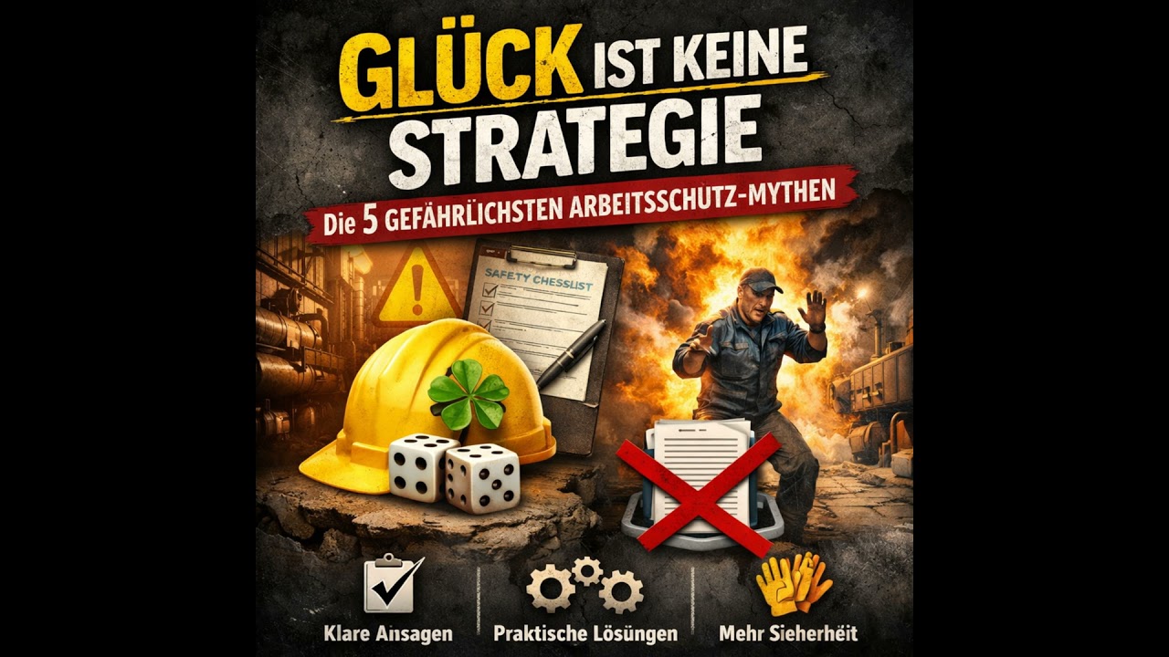 Glück ist keine Strategie: Die 5 gefährlichsten Arbeitsschutz-Mythen