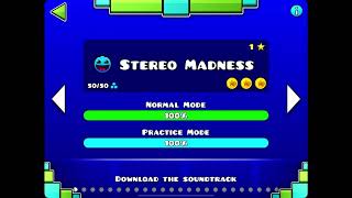 Geometry Dash Stereo Madness All Coins