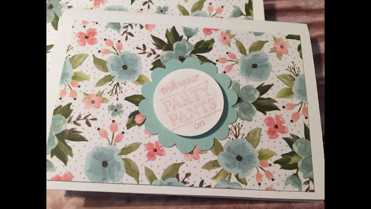 One Sheet Wonder - How to make 10 cute, easy, quick cards with 1 piece of DSP