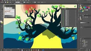 TQC + Adobe Illustrator cc第二版-208 老樹