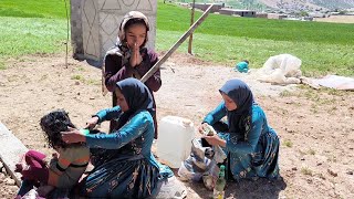 ความสะอาดในชีวิตของ Afsane: ความพยายามของ Afsane ในการรักษาบ้านและเด็กผู้หญิงให้สะอาด