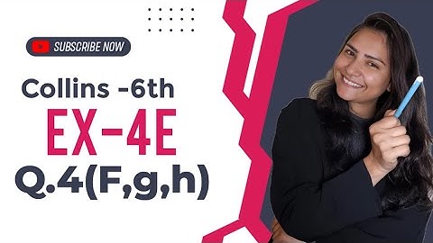 Chapter 4 Collins perfect maths Class 6th|Ex-4E Q 4 F,G,H  Full solution| Collins Perfect Maths.