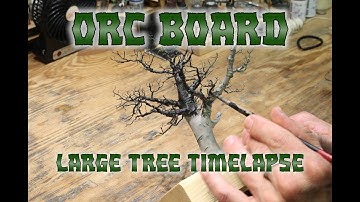 Large Wire Armature Tree - Timelapse Work - Orc display WIP#8