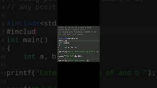 #33| C Programming Language Tutorial |Coding Exercise34 #shorts #Clanguage