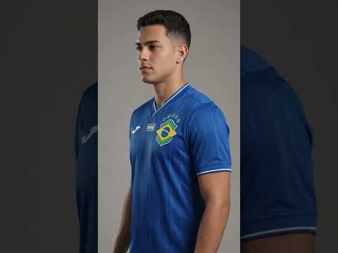 Camisa do Brasil Joma Torcedor Hexa Azul