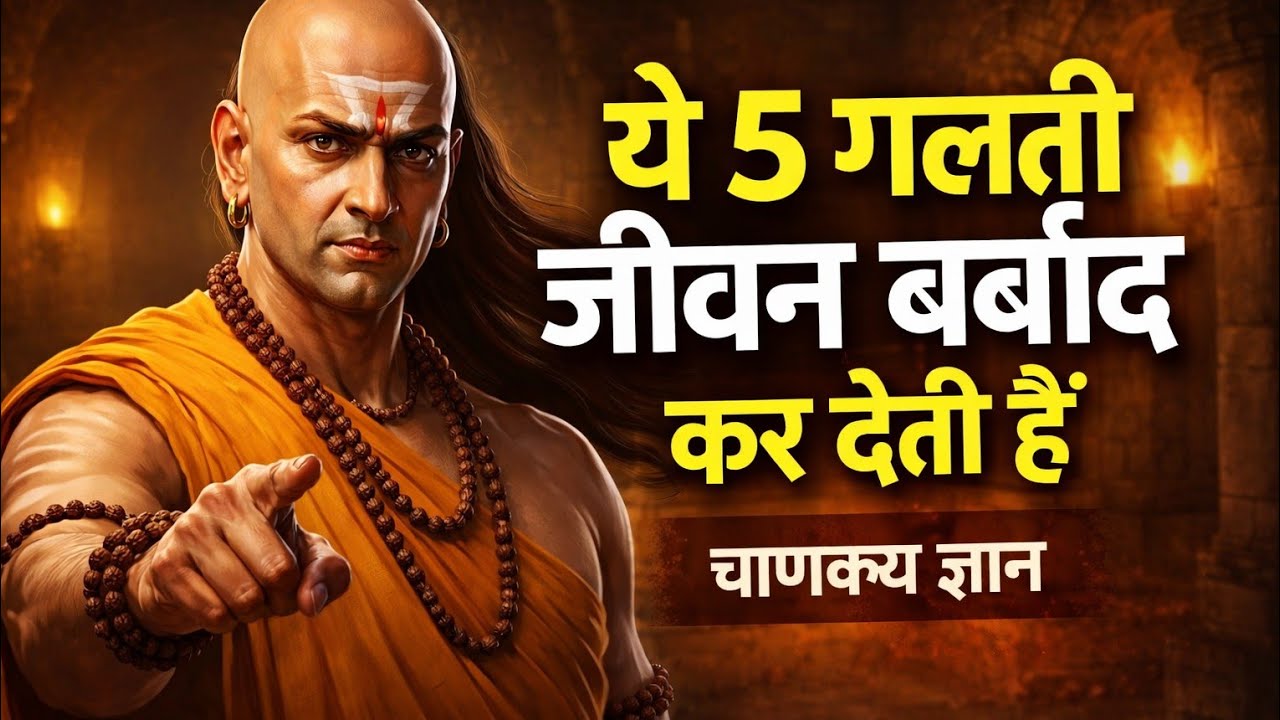 अगर जीवन आगे नहीं बढ़ रहा, तो ये 5 गलती ज़िम्मेदार हैं | Chanakya Gyan