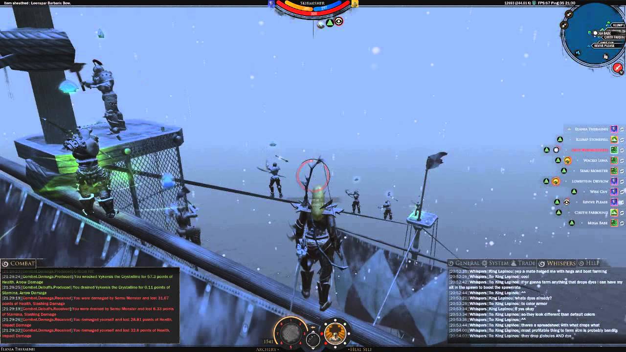 Elania and friends VS Ice Dragon: Darkfall Unholy Wars