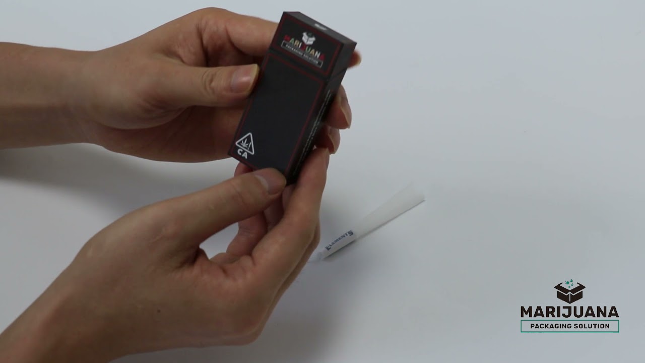 Paper Cigarette Box For Pre Roll Blunts Packaging