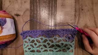 Saturday Stitch ~ Granule Stitch plus MCAL Scarf Part 6