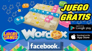 Wordox 🎮 Juego de Palabras Gratis 🎮 para jugar solo o con amigos en Android, IOS y PC en Facebook screenshot 1