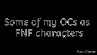Some Of My Ocs As Fnf Charactersoriginal?Enjoy