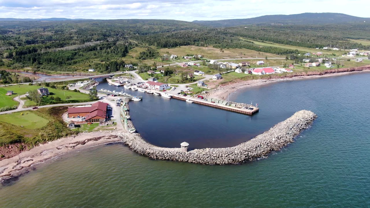 The Havre de L'Anse à Beaufils and the Vieille Usine Gaspe Coast Quebec