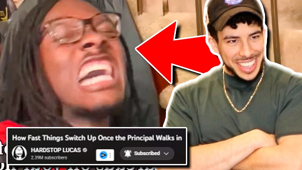 HARDSTOP LUCAS IS BACK! "How Fast Things Switch Up Once the Principal Walks in" REACTION!