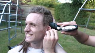 Ben Gets Part Of His Head Shaved