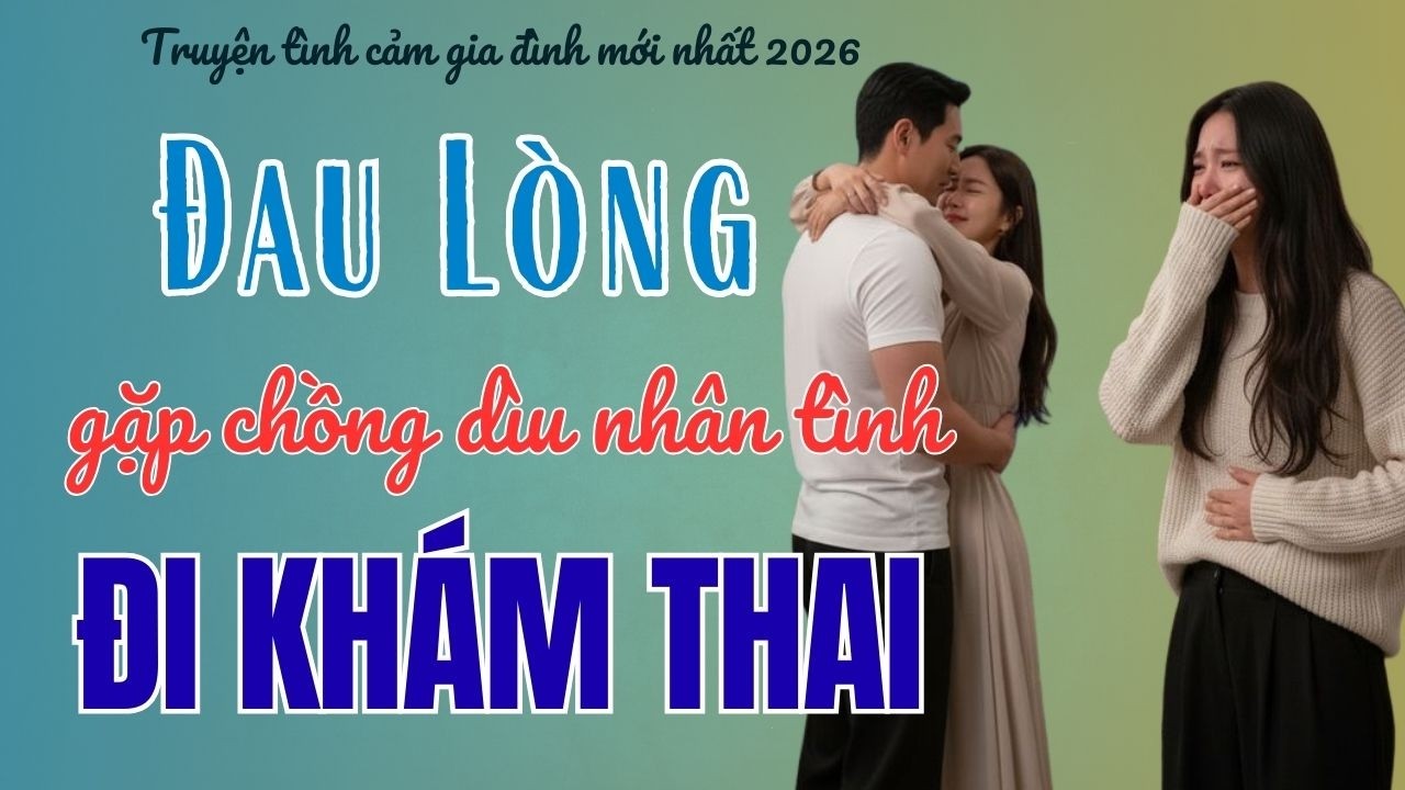Truyện ngôn tình - ĐAU LÒNG GẶP CHỒNG DÌU NHÂN TÌNH ĐI KHÁM THAI - Truyện đêm khuya hay nhất