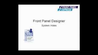 How to use the System Holes Tool for Standard Rack Panels - Front Panel Designer Software