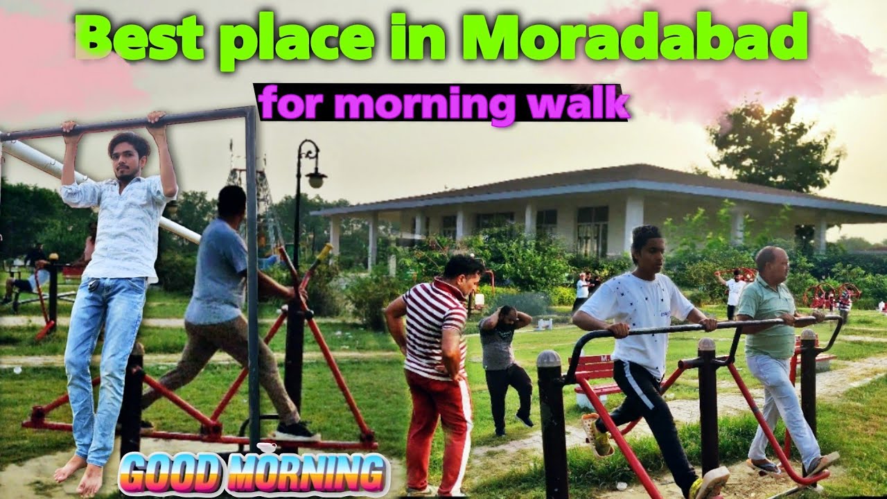 Best place in Moradabad for morning walk 🏃 qasimansarivlogs day2 
