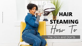 No More Dry Natural Hair - How To Steam Natural Hair for Moisture and Juicy Curls | All Hair Types