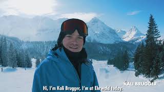 Snowpark Ehrwalder Alm - First Session with Kali Brugger- Freeski Clip