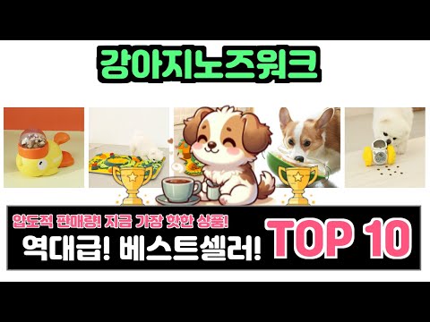 강아지노즈워크, 이건 꼭 사야 해! 인기순위 TOP10