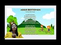 Seni budaya bernyanyi dengan judul adab berteman