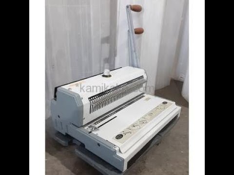 中古]手動ダブルリング製本機 ツインループ製本機 WireBinder3 WB340