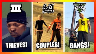 Evolution of NPC INTERACTIONS in GTA Games (San Andreas is KING!)