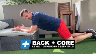 Back + Core Home Rehab Pt.1 - Strength Essentials | Tim Keeley | Physio REHAB