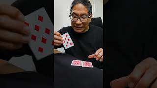 HOW?? YOU CANT WIN! 3 Card Monte Card Trick #summeronshorts