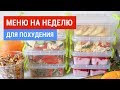 🍅 Меню на Неделю для Семьи 🍆 Продукты, Рецепты, Готовлю ☆ Виктория Субботина