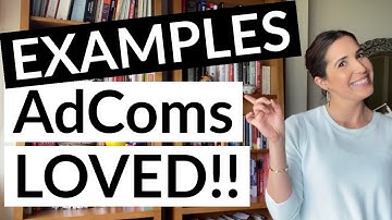 Medical School Personal Statement Examples (THAT ADCOMS LOVED!!)