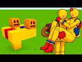 Poppy Playtime PLAYER GIRL vs PLAYER Addon in MINECRAFT!
