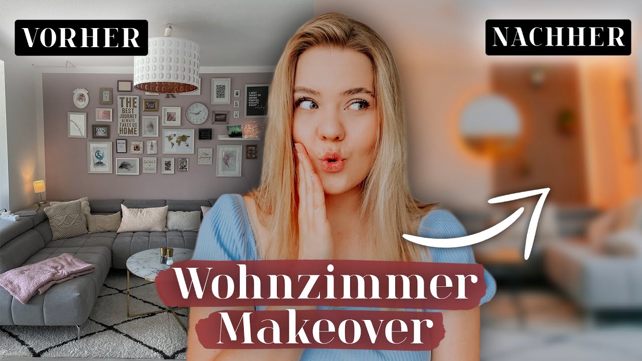 BYE BYE Rosa Bilderwand... ❌😳 Ich gestalte alles um! 💪🏻✨ (Wohnzimmer Makeover)