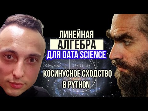 Косинусное сходство в Python. Скалярное произведение векторов. Линейная алгебра для Data Science