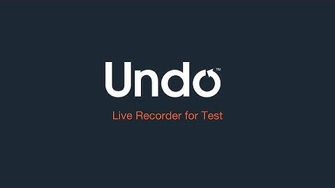 LiveRecorder for Test