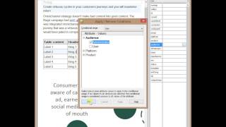 XMetaL Tips: Setting conditions on a Table Row with the Attribute Inspector