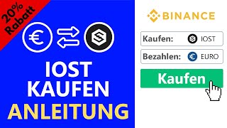 IOST kaufen ANLEITUNG  Schritt-für-Schritt (0,08% Gebühren)